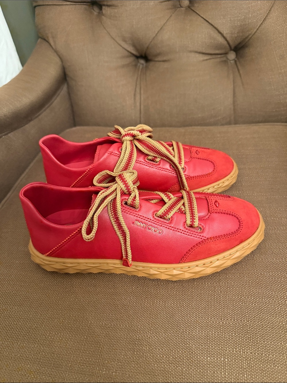 Jimmy Choo Diamond Light Flex F Trainers size 38 - Picture 3 of 12